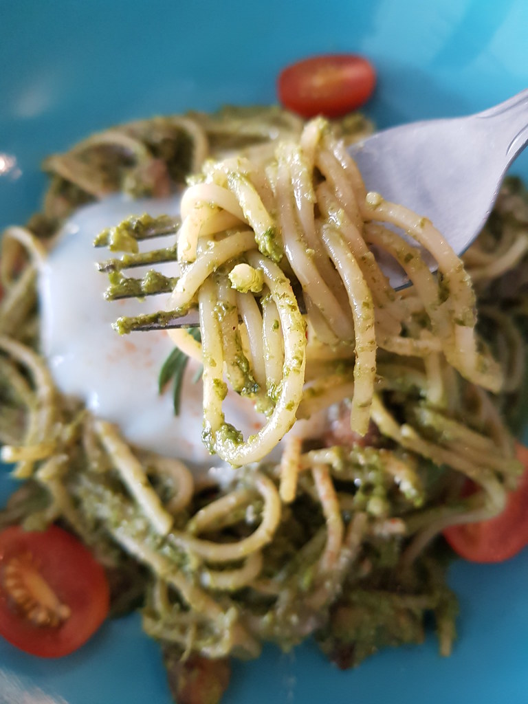 香蒜醬意大利麵 Pesto Pasta (Vegetarian) rm$21 @ Milligram SS26