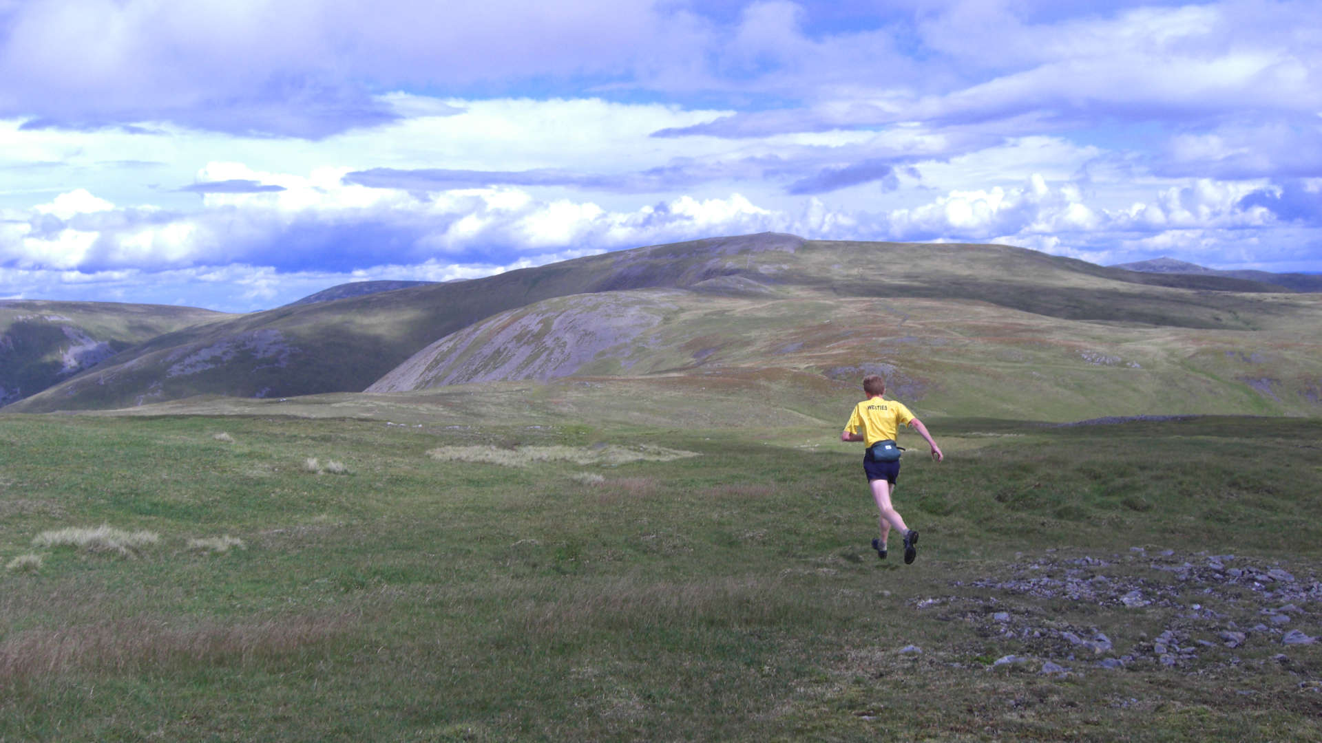 On the way to Cairn of Claise on the Glenshee Hill Race