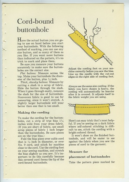 Professional Sewing Tips 1966 009