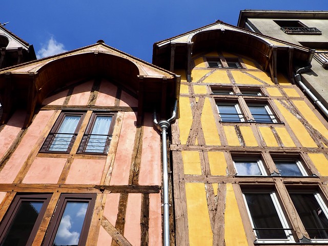 Troyes - Maisons à pans de bois