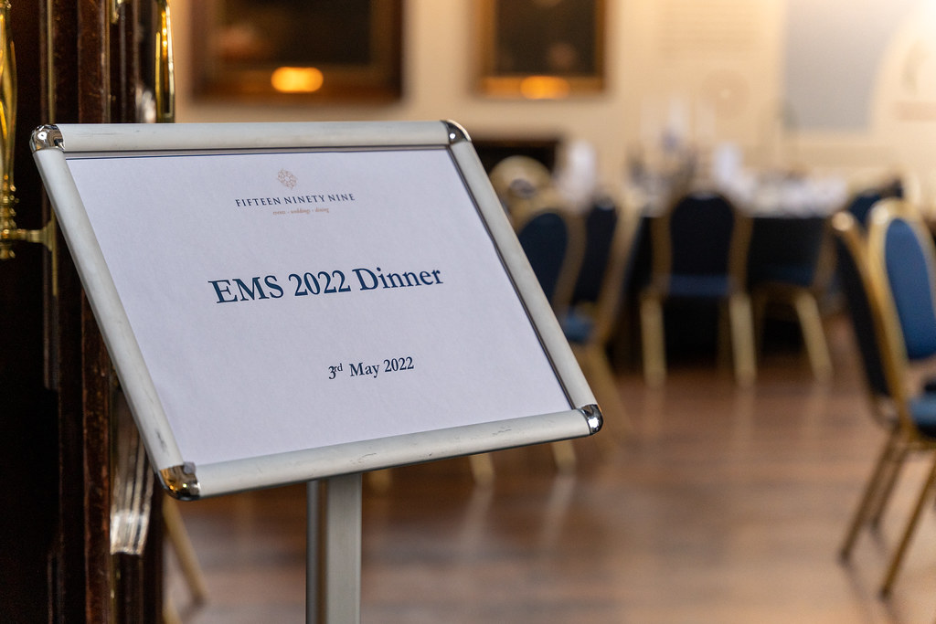 EMS2022 Glasgow - Tuesday 3 May, Faculty Dinner