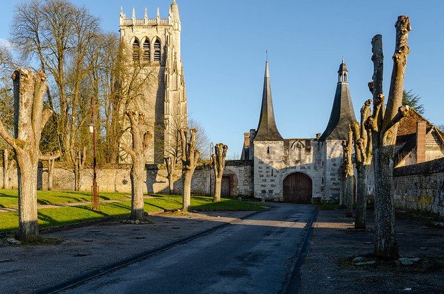 Abbey, Le Bec-Hellouin, Normandy.