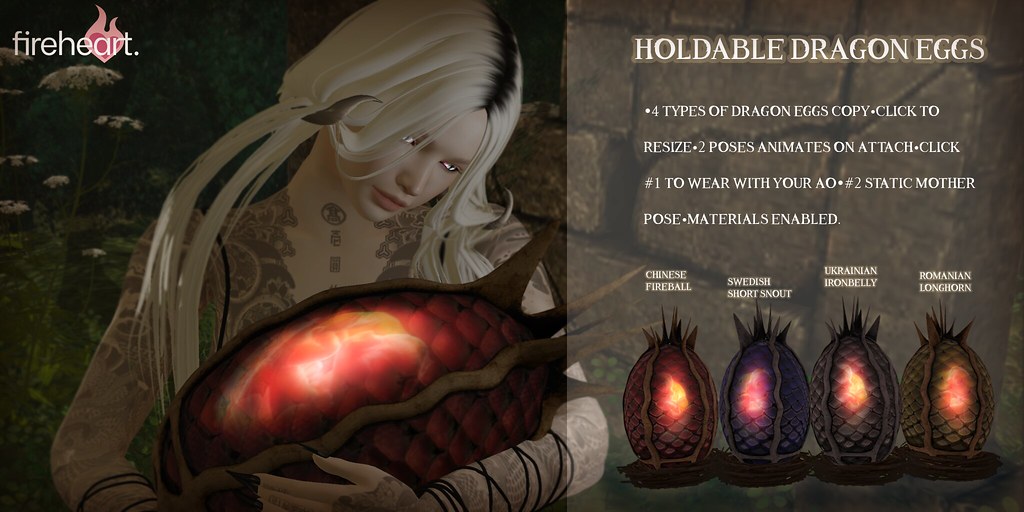 Fireheart Holdable Dragon Eggs