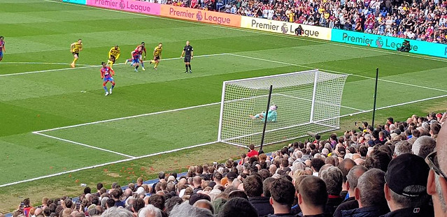 Crystal Palace v Watford, 07 May 2022, Zaha Penalty