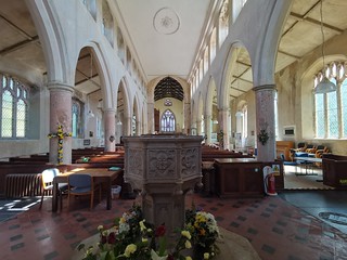 font, looking east