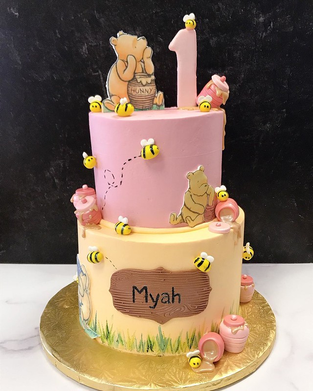 Pooh Cake by Mr. Baker Bakery and Cafe