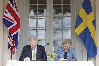 Prime Minister Boris Johnson visits Sweden and Finland