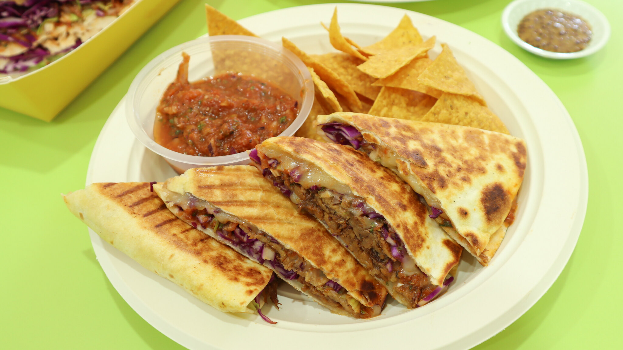 James' Quesadilla - beef quesadilla