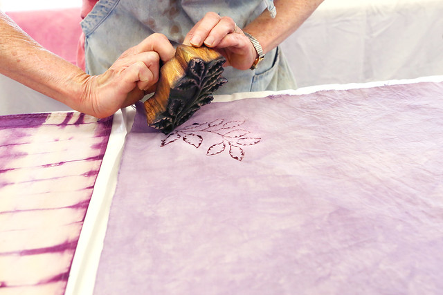 Surface Design on Fabric Using Natural Dyes with Donna Brown