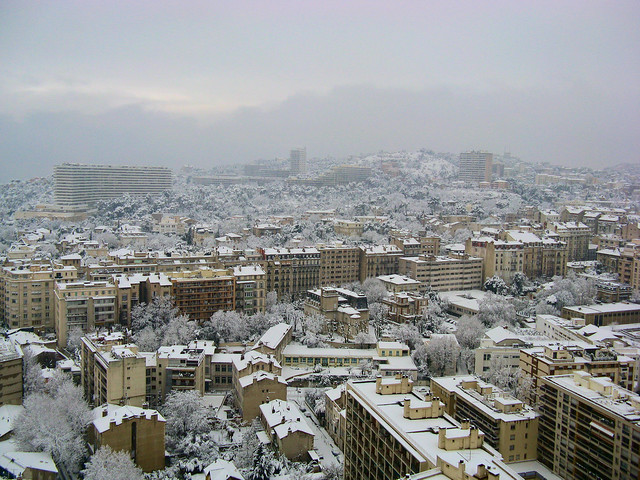 Snow? In Marseille?