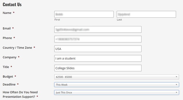 On Eslide.com, you need to fill out the contact form to make an order then support agents will contact you.
