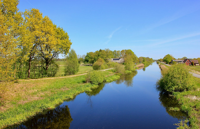 Am Hadelner Kanal  bei Odisheim im Landkreis Cuxhaven
