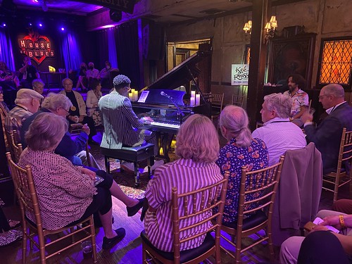 Kyle Roussel at Piano Night 2022. Photo by Carrie Booher.