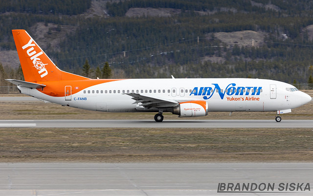 C-FANB Air North Boeing 737-48E@YXY 09May22