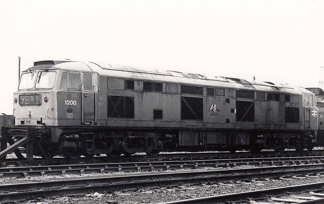 BR Class 53 Brush Maybach prototype 1200 (formerly D0280) FALCON at Ebbw Junction