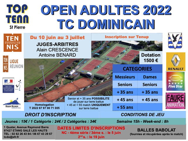 TC Dominicain Open Adultes 2022
