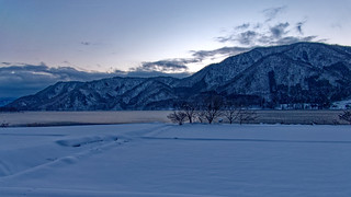 Lake Kizakiko in winter
