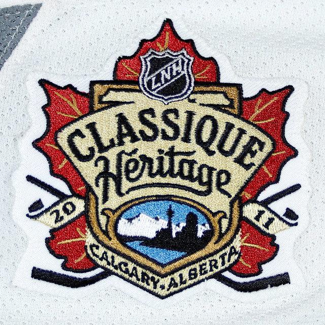 Montréal Canadiens practice worn jersey, patch (2011 Heritage Classic)