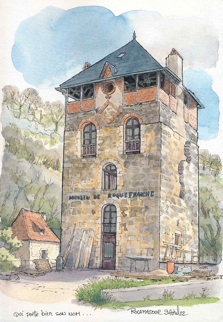 Rocamadour moulin de Roquefraîche