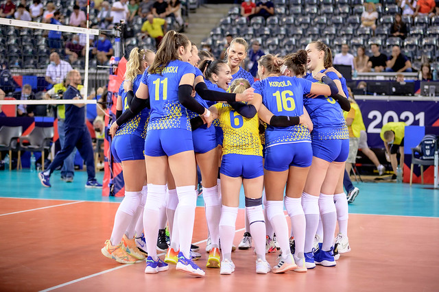 Women Volley - Ukraine vs Finland - CEV Eurovolley 2021