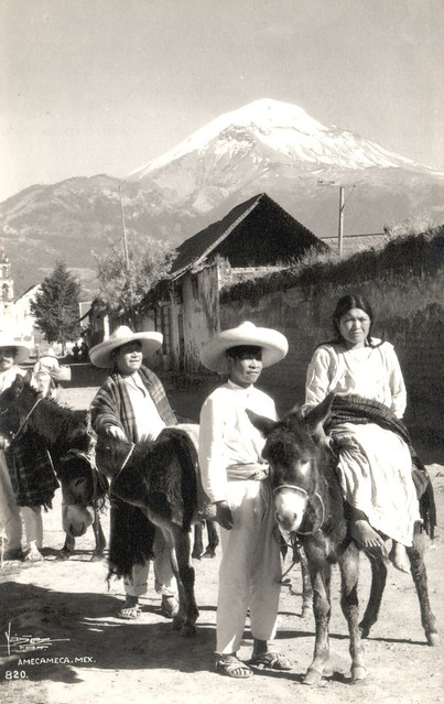 Vintage Postcard Mexico Nahua People