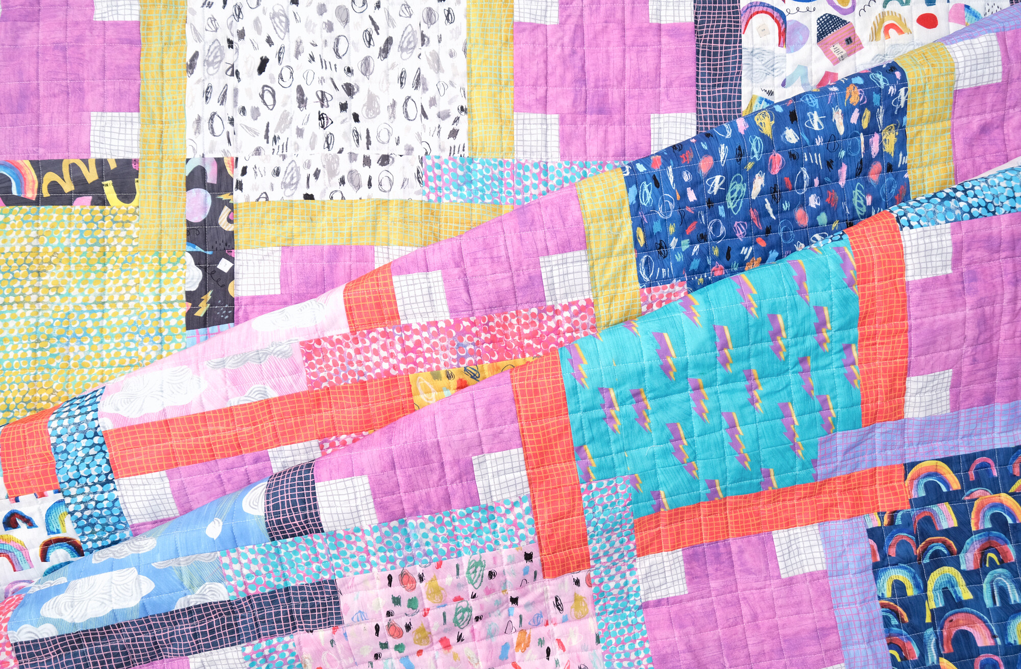 The Judy Quilt Pattern in Happy - Kitchen Table Quilting