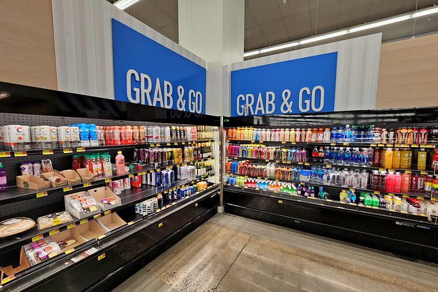 Grab & Go area at Walmart