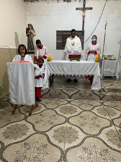 Bênção da nova comunidade dedicada à Santa Dulce dos Pobres-Chatuba