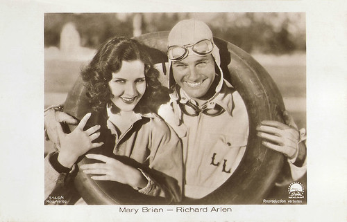 Mary Brian and Richard Arlen in Burning Up (1930)
