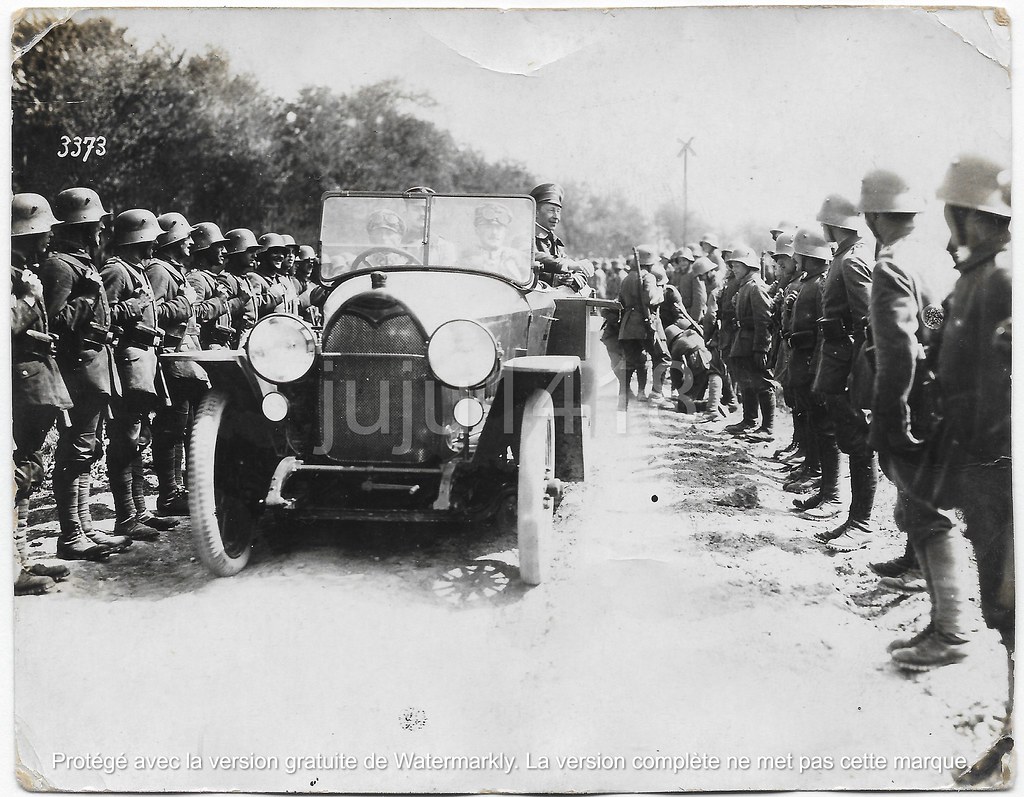 KRONPRINZ AT THE DONCOURTWALD MAY 1916 (STURMBATAILLON ROHR)