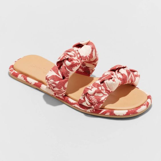 Universal Thread Meg Knotted Slide Sandals - 35 Chic Summer Sandals