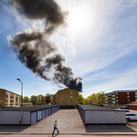 Fire in the Paper Recycling Plant, Uppsala, May 9, 2022