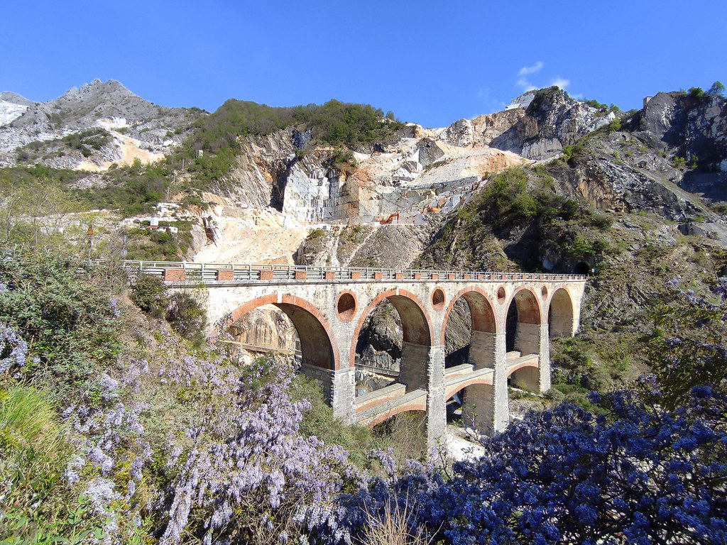 Fiori, Alpia Apuane, ponti di Vara e Cave di Carrara