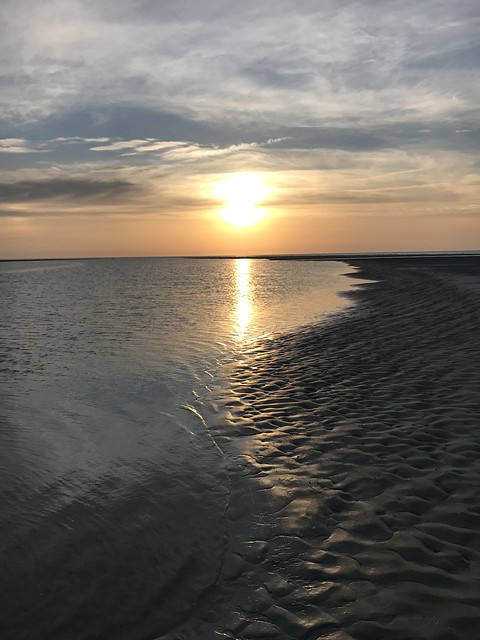 Sunrise along the Channel at Gould's Inlet, St. Simons Island, Georgia