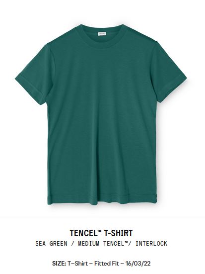 Tencel T-Shirt, Sea Green