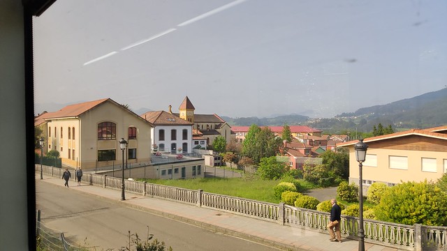Seen from the feve train from Aviles to Cudillero,  Asturias, Spain