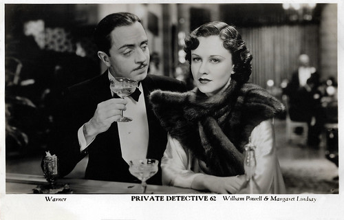 William Powell and Margaret Lindsay in Private Detective 62 (1933)