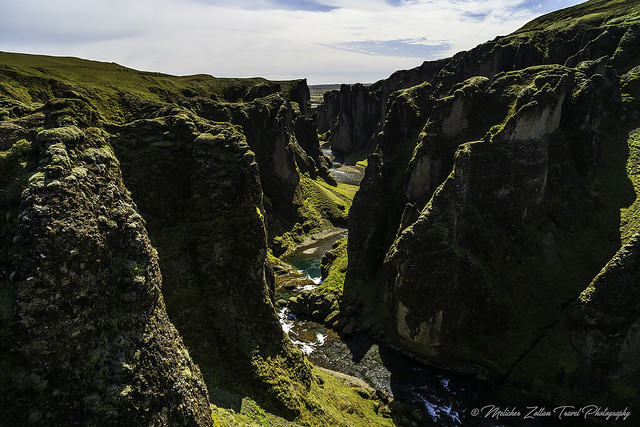 Fjaðrárgljúfur canyon...