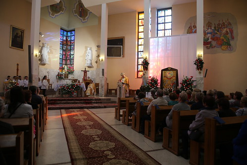 Peregrynacja ikony Świętej Rodziny w parafii Wszystkich Świętych w Górce Kościelnickiej (5)