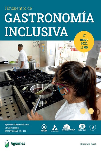 Cartel del I Encuentro de Gastronomía Inclusiva