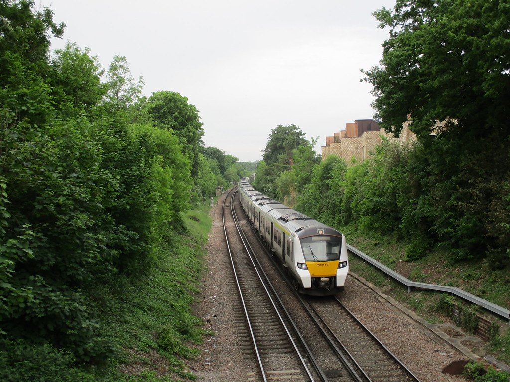 *Diverted* Thameslink Class 700117 approaches North Dulwich Railway Station