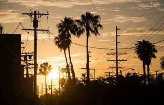 Sunset at Electric Avenue - Venice, California