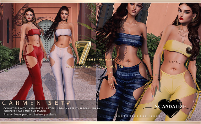 SCANDALIZE- CARMEN -SCANDALIZE'S SECOND ANNIVERSARY GIFT