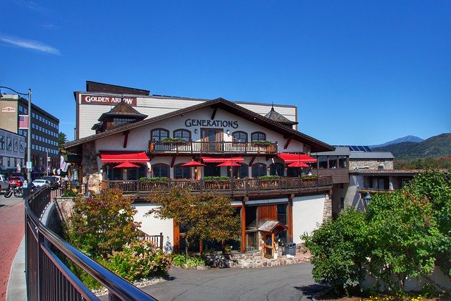 Lake Placid New York - Motor Hotel & Generations Tap & Grill Restaurant  - Adirondack Mountains  ~ UNESCO - United States