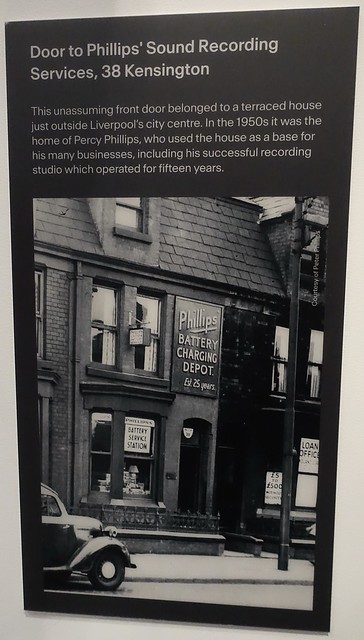 Door to Phillips' Sound Recording Services, 38 Kensington, Liverool.