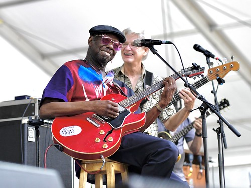 Walter Wolfman Washington & the Roadmasters in the Blues Tent. Photo by Michael White.