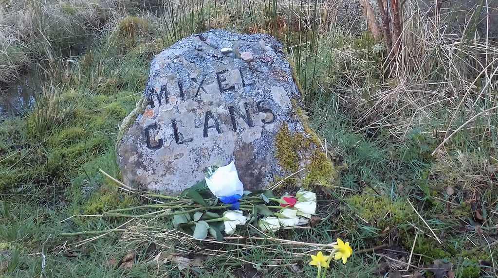 Mixed Clan Grave. Culloden Battlefield Near Inverness