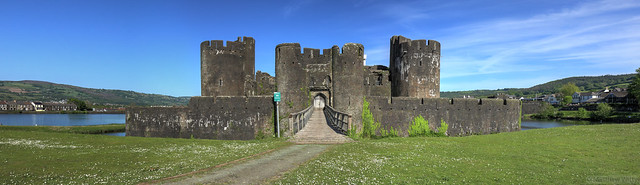 Caerphilly Castle - Western Walls and Entrance