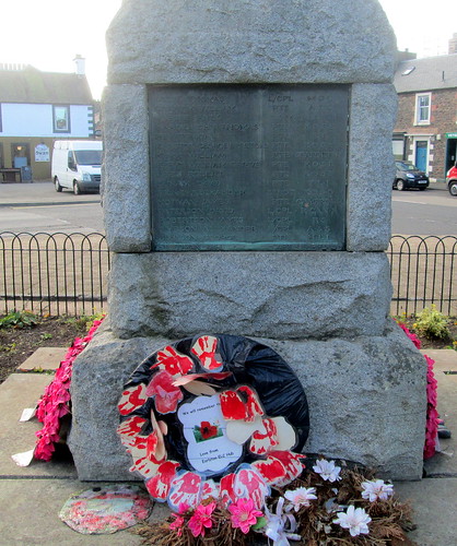 Earlston War Memorial, Great War Names