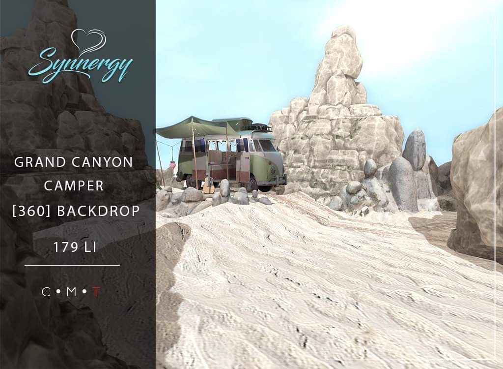 Grand Canyon Camper Backdrop @ Kinky Event